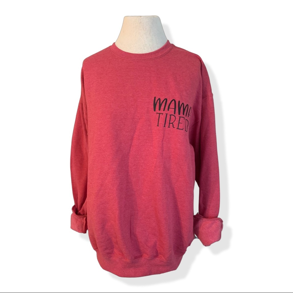 Comfy sweatshirt heather red